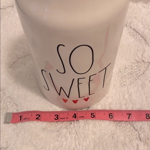 Rae Dunn SO SWEET ♥️♥️♥️ Ceramic Cookie Jar - Picture 2 of 3